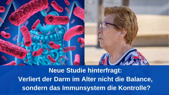 Neue Studie hinterfragt: Verliert der Darm im Alter nicht die Balance, sondern das Immunsystem die Kontrolle